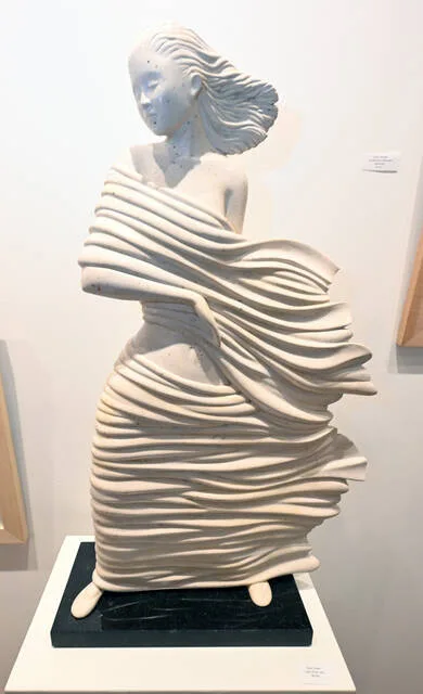 <p>This piece, titled “Lady of the Lake,” by David Green was on display at the Art e Fekts Gallery, Pittston.</p>
<p>Tony Callaio | For Sunday Dispatch</p>