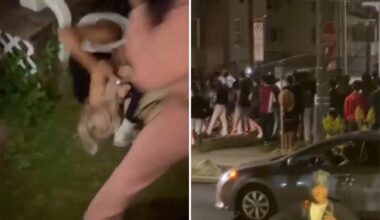 Three girls charged after Pennsylvania college students beaten by mob in caught-on-camera assault