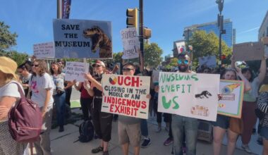 Hundreds protest plans to close Philly's Academy of Natural Sciences: "We're going to make our voices heard"