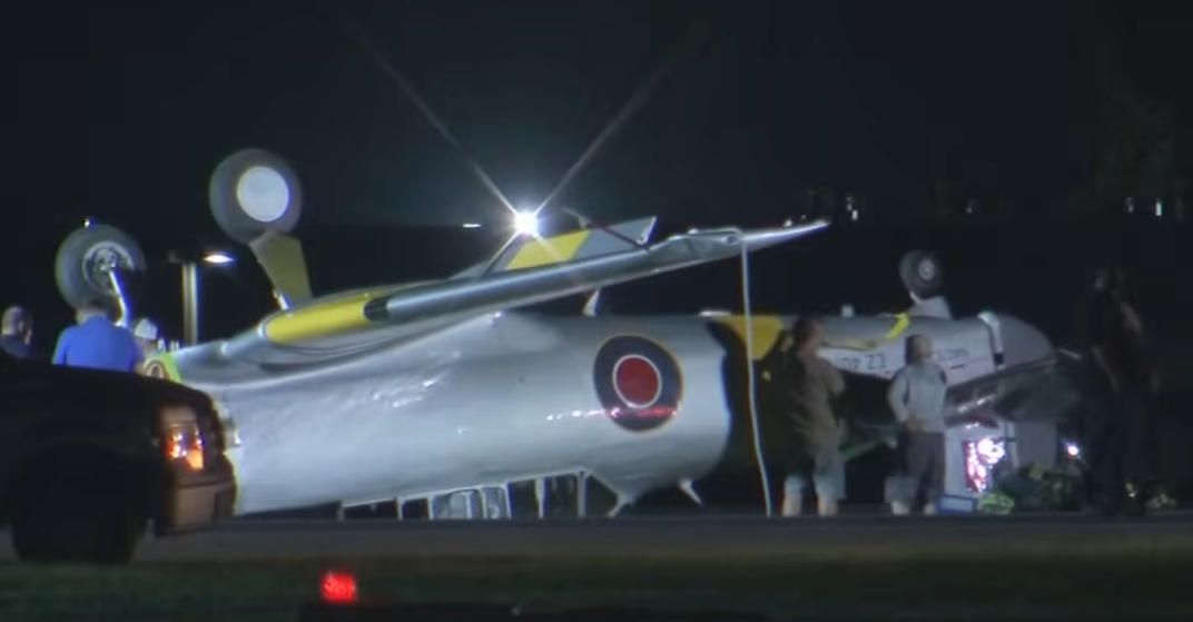 WWII-Era Plane Crashes, Flips in Pennsylvania
