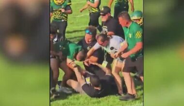 3 coaches charged after dramatic on-field brawl caught on video in Pennsylvania