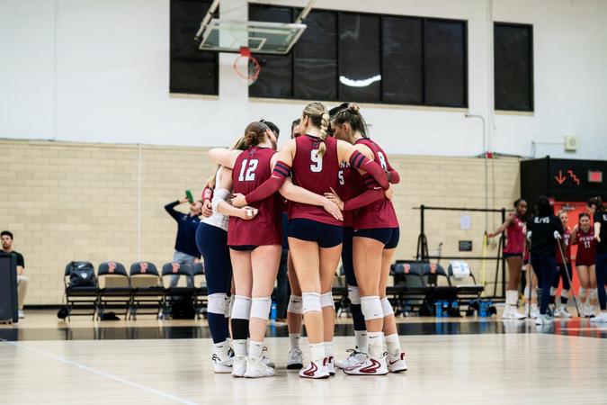 Quakers Outlast Coppin State in Five Set Thriller