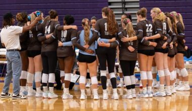 No. 13 Volleyball Starts 2026 Season With Pair of Five-Set Defeats