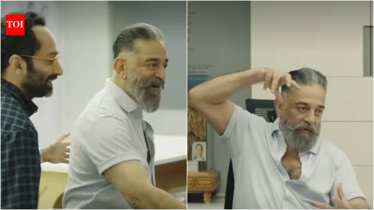 Kamal Haasan meets 'Bethlehem Kudumba Unit' team; congratulates Nivin Pauly and Mamitha Baiju starrer on blockbuster success - VIDEO |