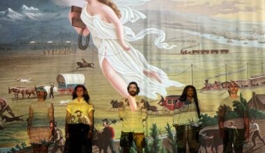 Pictured are MK Tuomanen, Izzy Sazak, Anthony Martinez Briggs, Brett Ashley Robinson and Chris Davis in