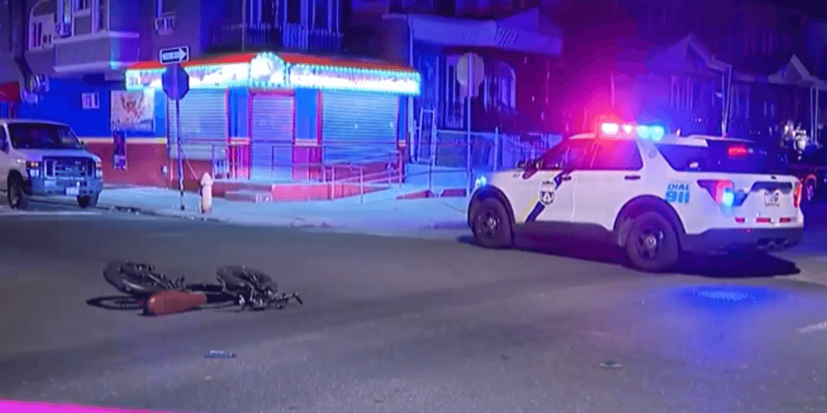 Teens injured after blowing through stop sign on e-bike, colliding with sedan in Cobbs Creek