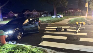 Investigators seek car thieves who hit police SUV, crashed stolen vehicles in Northeast Philly