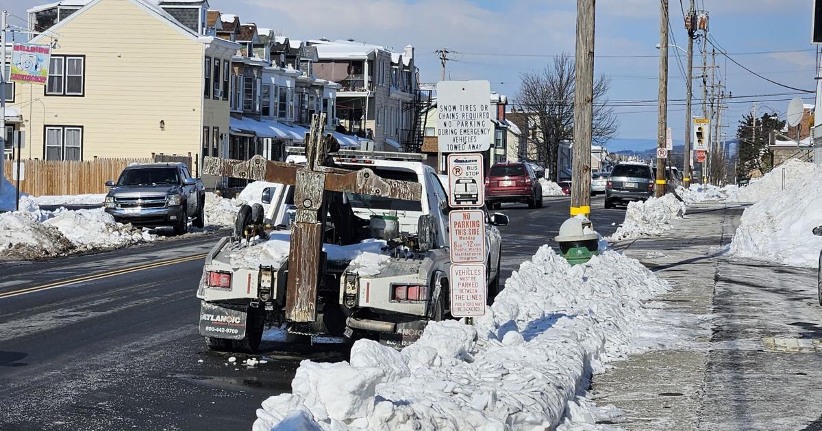 Reading’s public works opposes proposal to get cars off emergency routes for 3 or more inches of snow | Reading Area
