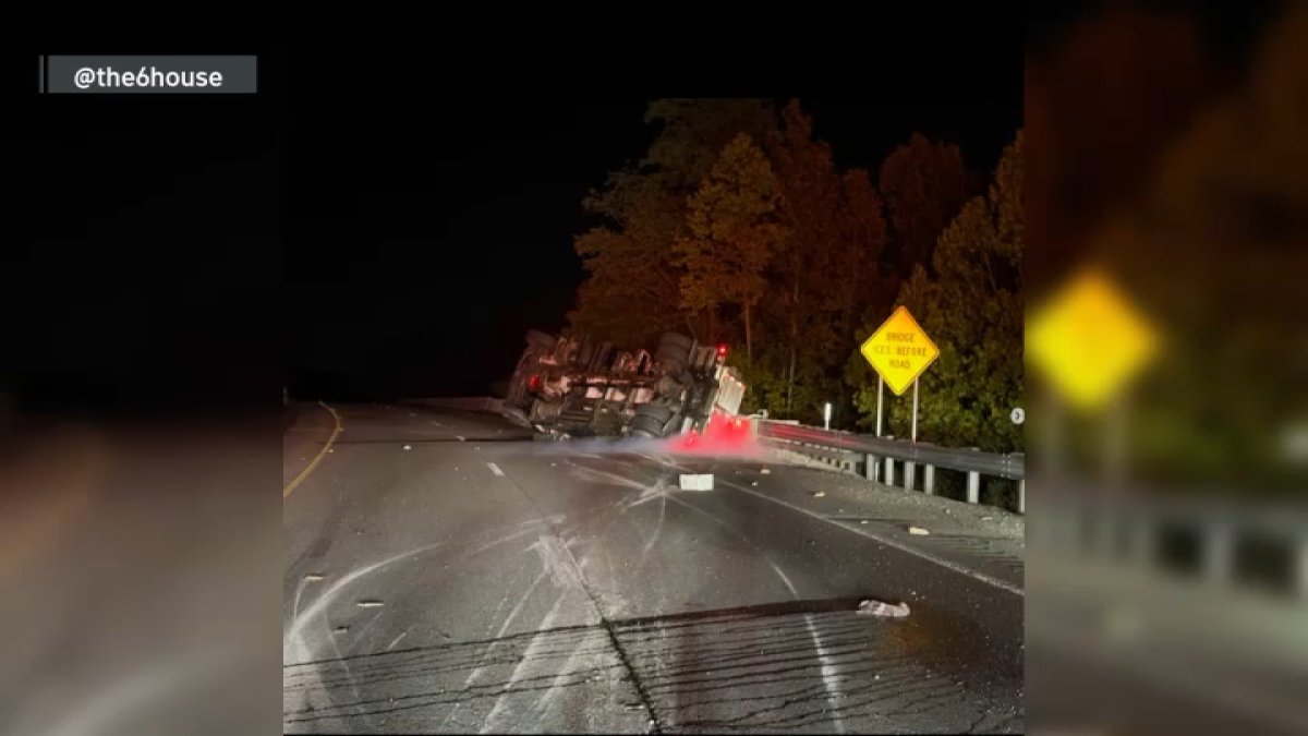 Crews respond to overturned tanker crash in Chester County – NBC10 Philadelphia