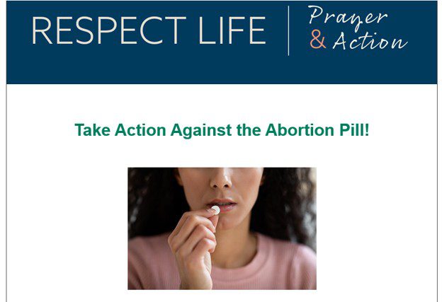 Take Action Against the Abortion Pill! – Diocese of Scranton