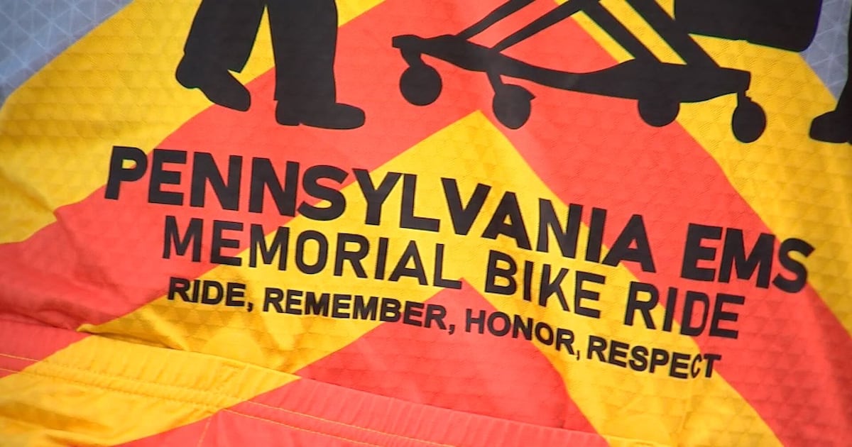 Over 40 cyclists travel from Johnstown to Pittsburgh to raise awareness for sacrifices made by EMS – WPXI