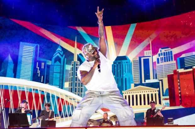 Wanya Morris and the rest of Boyz II Men have a date with the Philly Pops at the Mann. (Associated Press)