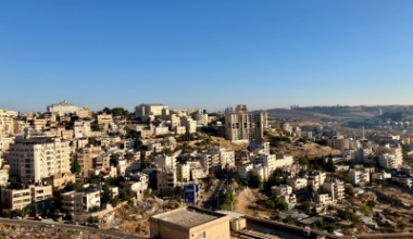 View of Bethlehem from Casa Nova hotel