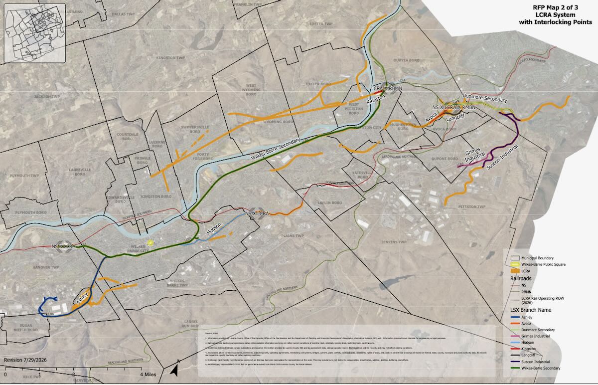 Pennsylvania county agency to sell rail line to R.J. Corman Railroad Group