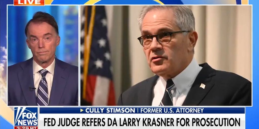 Cully Stimson warns Philadelphia DA Larry Krasner could face prison time