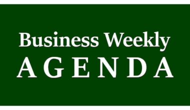 Business Weekly Agenda for September 13