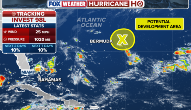 Invest 98L forms in Atlantic amid quietest hurricane season: Philadelphia