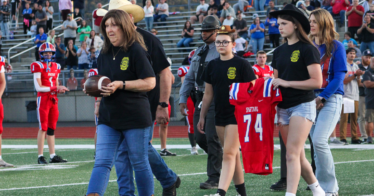 North Schuylkill Honors Fallen Trooper Michael Pahira During Pregame Tribute
