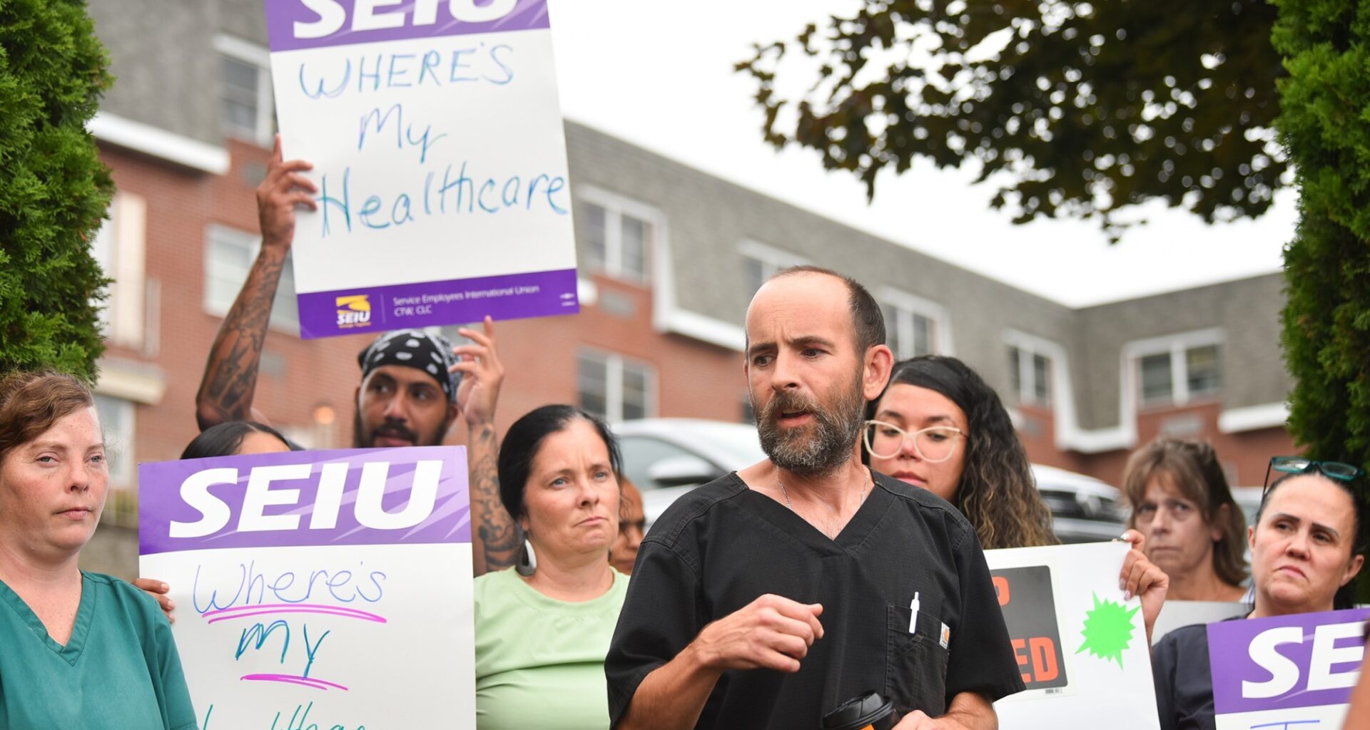 Nursing home workers demand transparency amid alleged healthcare coverage lapses