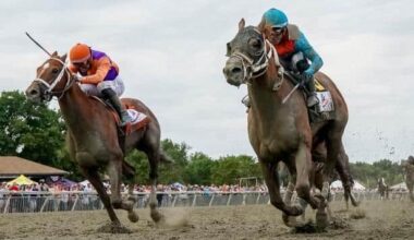 The Puma holds off Further Ado in Pennsylvania Derby