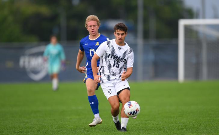 Ithaca Men's Soccer Blanks Moravian, 3-0, to Stay Unbeaten