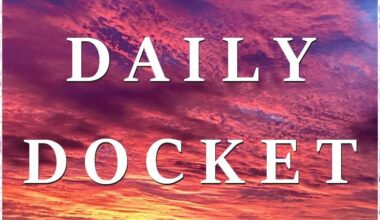Daily docket: September 20, 2026