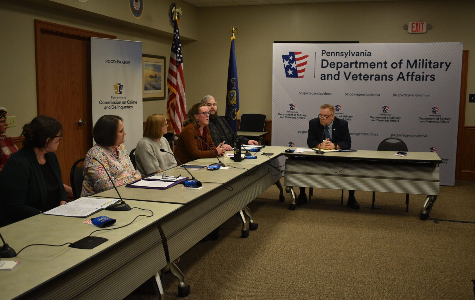 Officials shared efforts to prevent veteran suicide at a roundtable Monday.