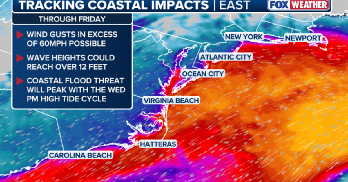 Philadelphia weather: Nor'easter storm track and impacts