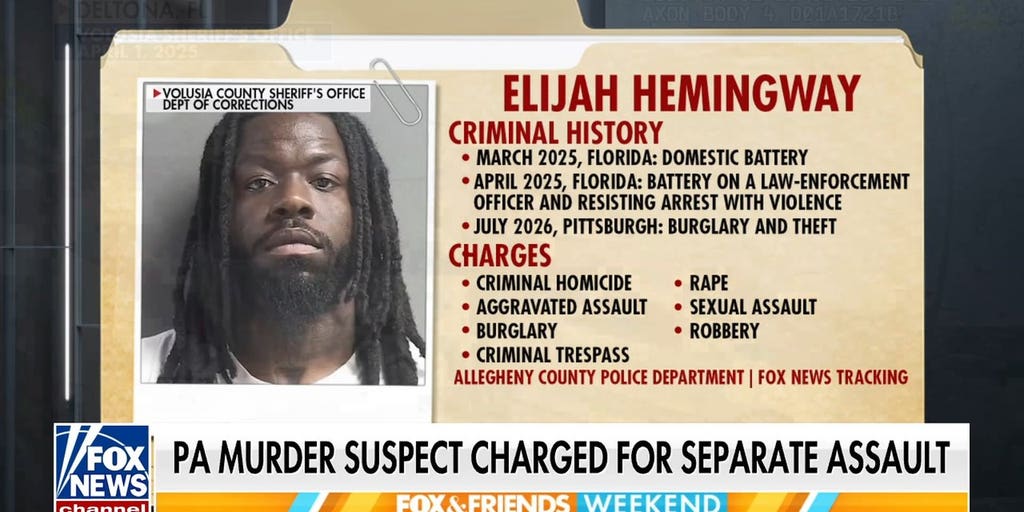 Pennsylvania murder suspect Elijah Hemingway charged with separate assault