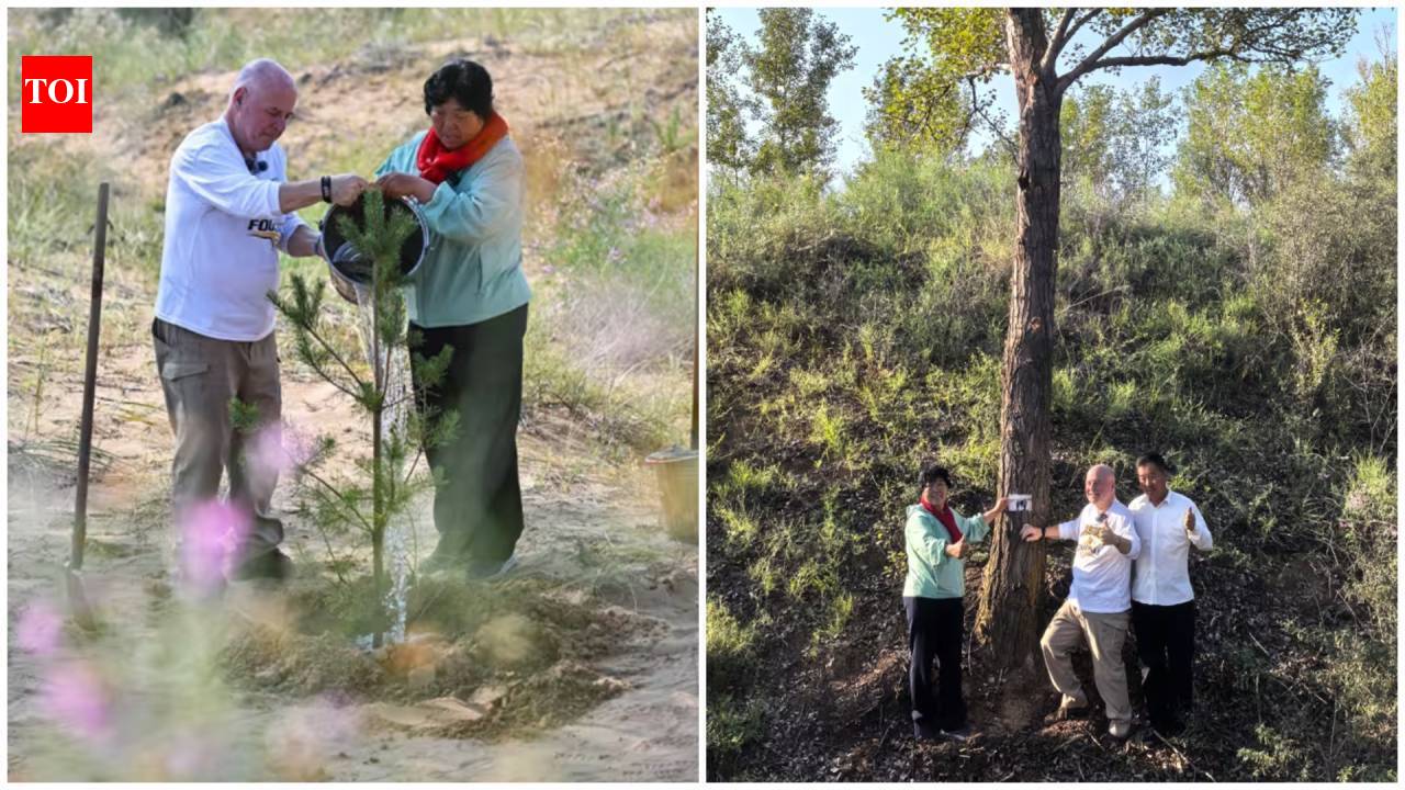 In 1999, Pennsylvania teacher Ronald Sakolsky donated $5,000 to farmer Yin Yuzhen to fund her tree-planting efforts in Inner Mongolia; 27 years later, his contribution helped transform China’s Maowusu Desert into a forest of 50,000 trees