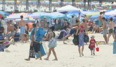 Thousands pack beach, boardwalk in Ocean City, New Jersey, for Labor Day weekend