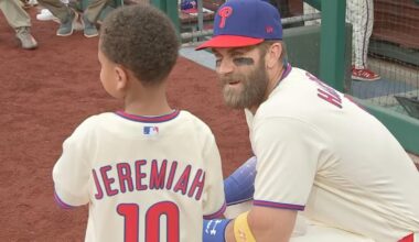 How Bryce Harper, Philadelphia Phillies honored a 5-year-old who battled cancer