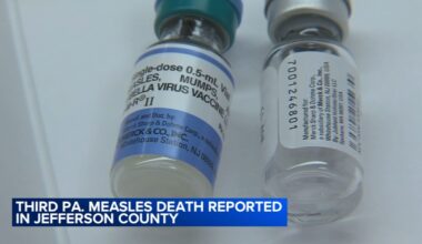 Pennsylvania's third death from measles-related complications recorded in Jefferson County