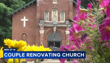 Couple documents renovation of 100-year-old Pottsville, Pennsylvania church on social media