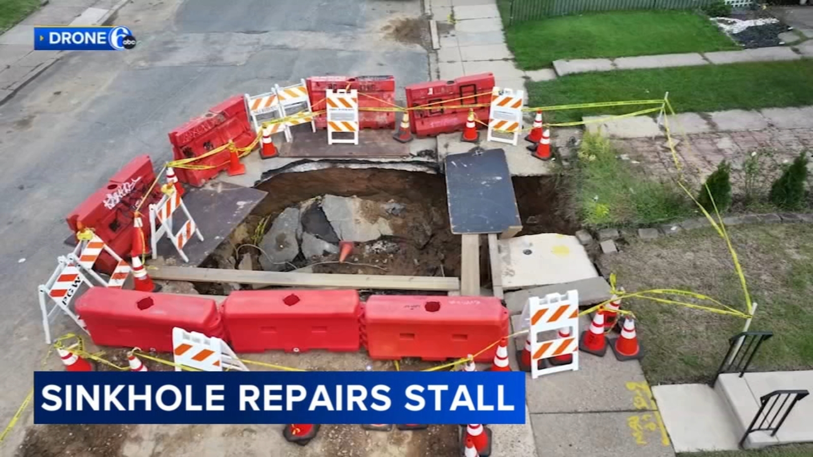 Massive Philadelphia sinkhole in Mayfair leaves neighbors frustrated: 'It started at the end of March'