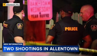 Police investigating 2 separate shootings in Allentown, Lehigh County