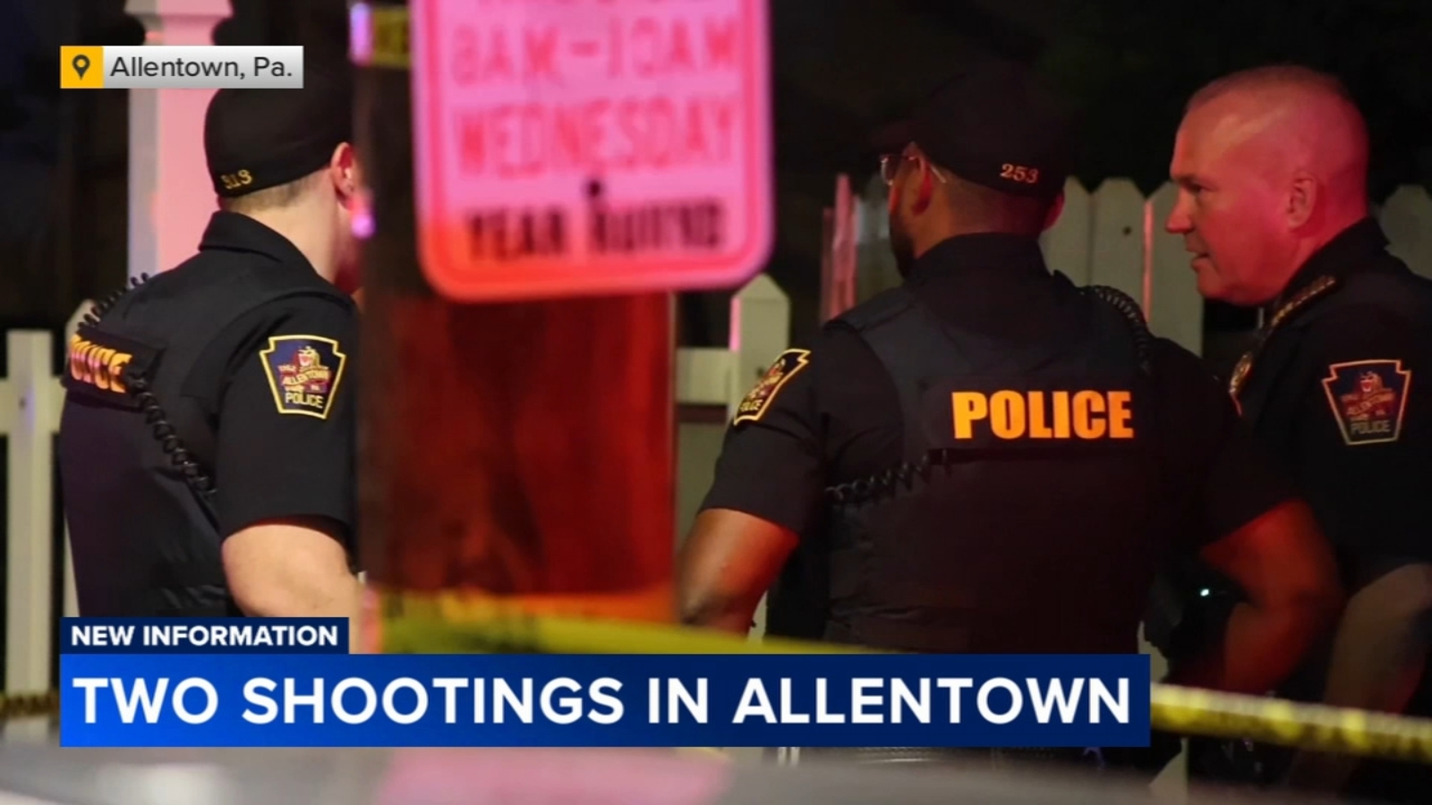 Police investigating 2 separate shootings in Allentown, Lehigh County