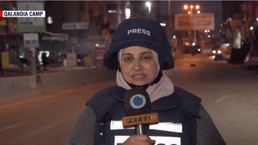 Israeli forces abduct Press TV reporter Naqqa Hamed near Bethlehem