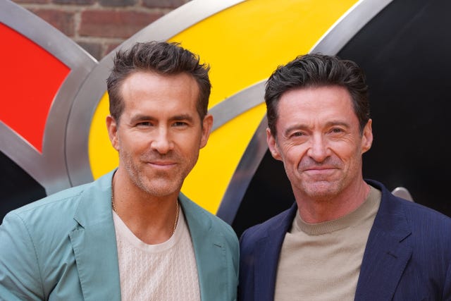 Ryan Reynolds and Hugh Jackman 