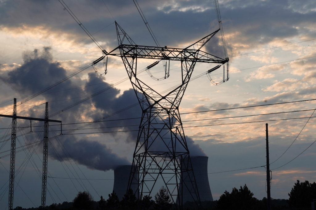 Nuclear-powered Vogtle Electric Generating Plant in Waynesboro