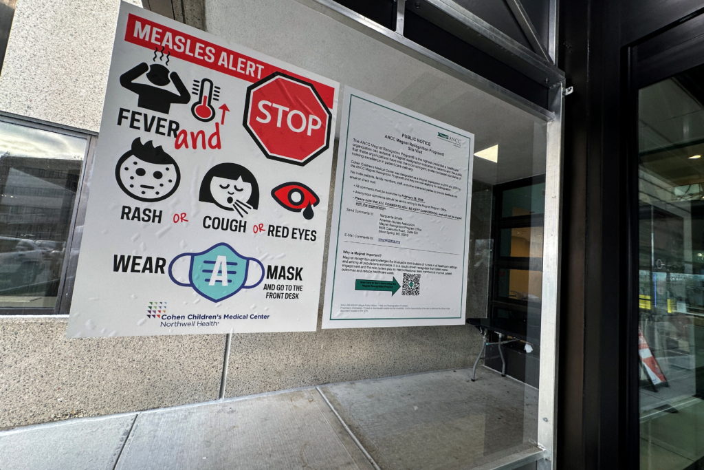 Measles scare in New York