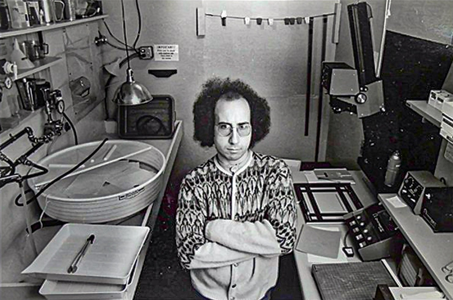 Blaise Tobia looks into the camera