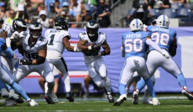 Eagles’ running game sputtering after two games – NBC10 Philadelphia