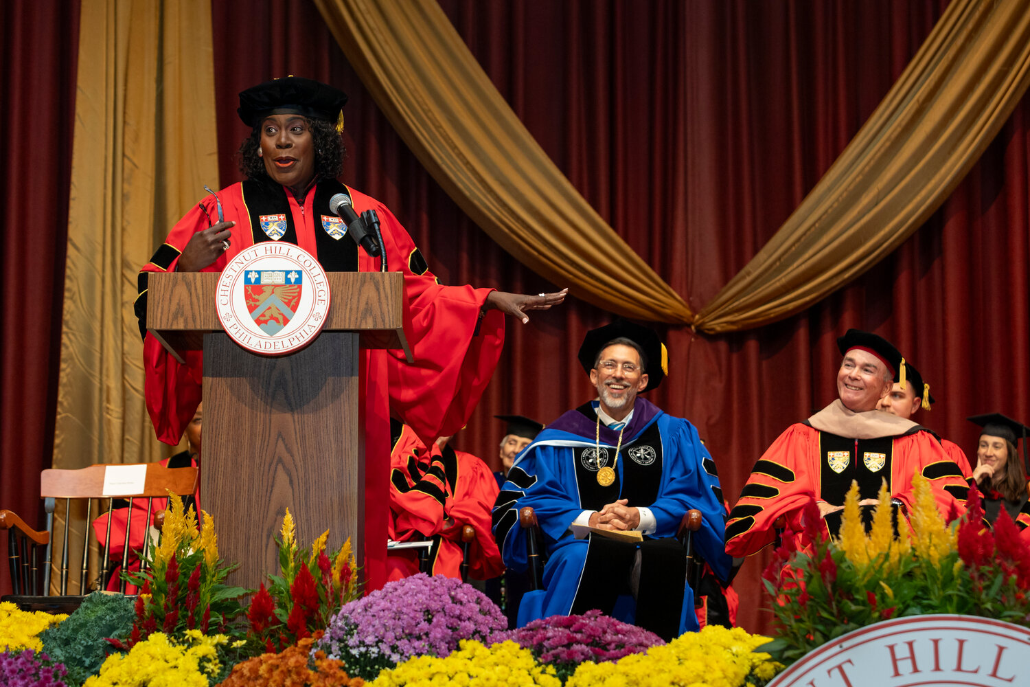 Philadelphia Mayor Cherelle L. Parker was one of the main speakers at Friday&rsquo;s inauguration.