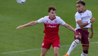 Bradford City struggling for available wing-backs at Reading