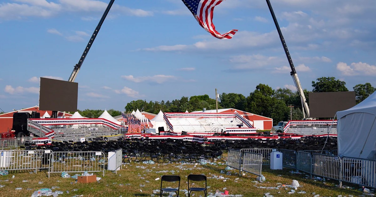 Man shot at 2024 Trump rally in Butler, Pennsylvania, dies