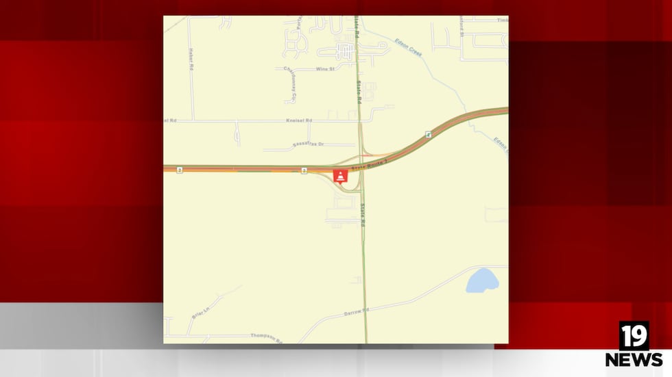 Traffic moving slowly in Erie County due to semi fire, ODOT says