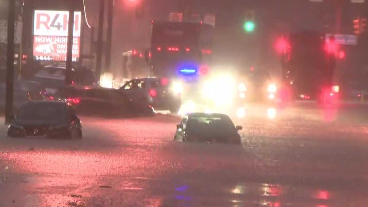 Flash flooding, heavy rain in Western Pennsylvania Thursday night
