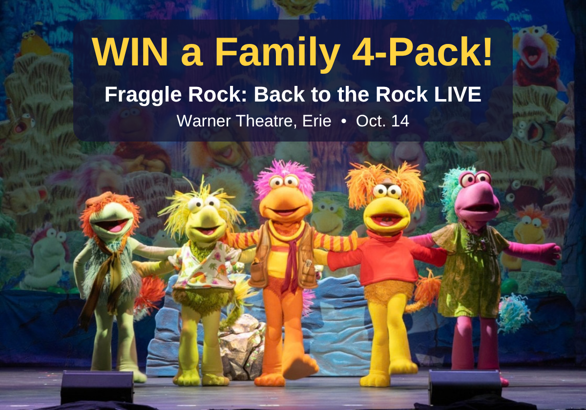 Win a Family Four-Pack to Fraggle Rock LIVE in Erie! 🎉
