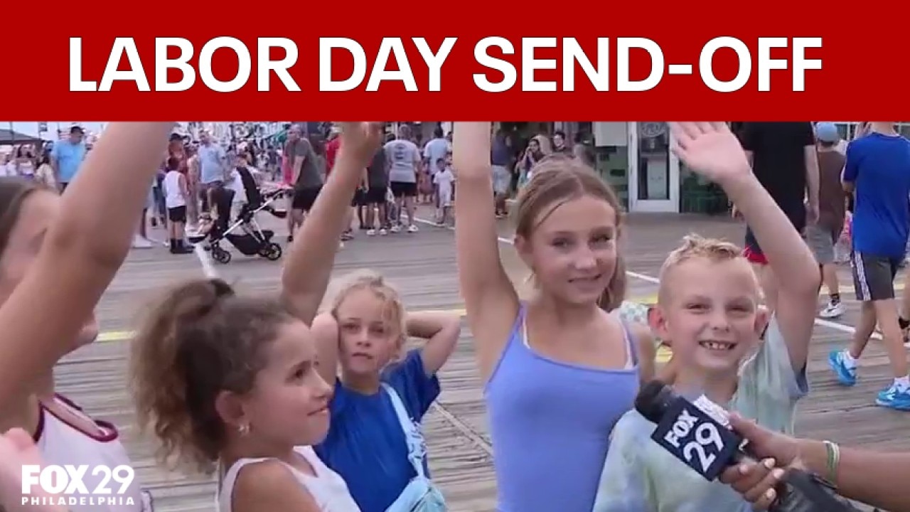 Families pack Jersey Shore for Labor Day send-off 